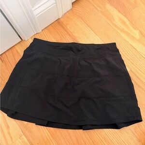 lululemon athletica Black Pace Rival Skirt